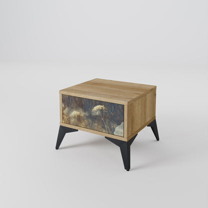 GENTLE POWER Comodino in Effetto Rovere