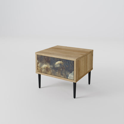 GENTLE POWER Comodino in Effetto Rovere