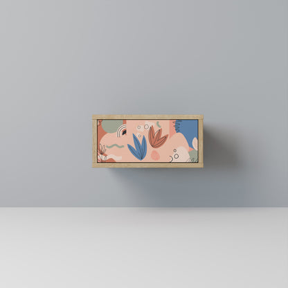 PASTEL DESTINY Nightstand in Oak Effect