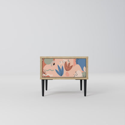 PASTEL DESTINY Nightstand in Oak Effect