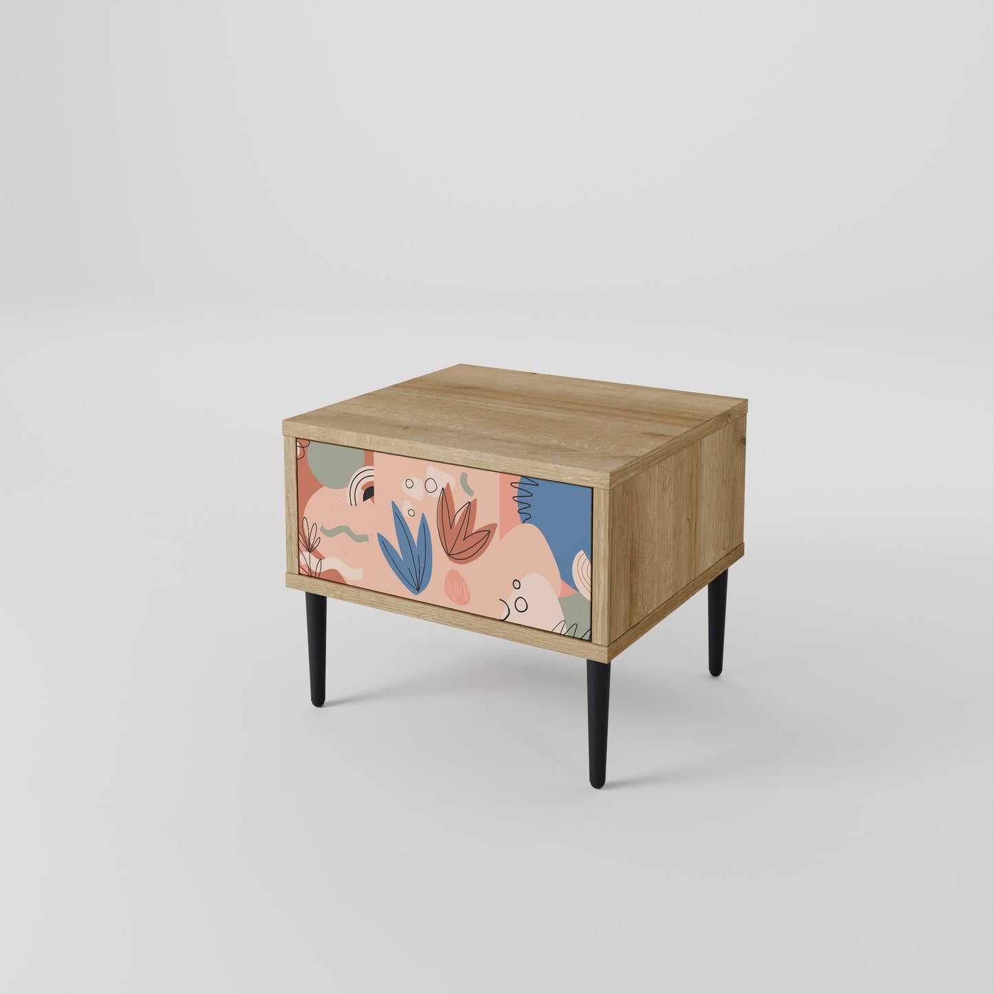 PASTEL DESTINY Nightstand in Oak Effect