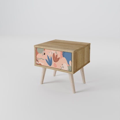 PASTEL DESTINY Nightstand in Oak Effect