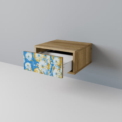 DAISY LUXE Comodino in Effetto Rovere