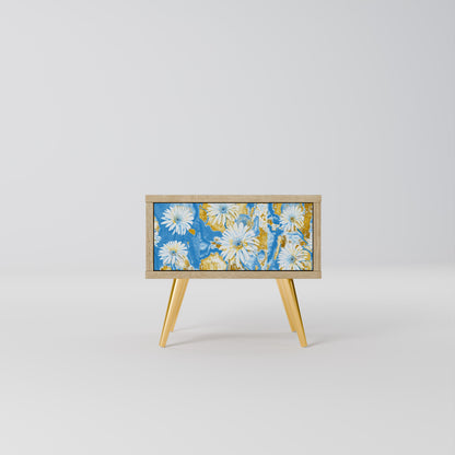 DAISY LUXE Comodino in Effetto Rovere