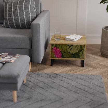 TROPICAL BEAUTY Comodino in Effetto Rovere
