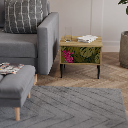 TROPICAL BEAUTY Comodino in Effetto Rovere