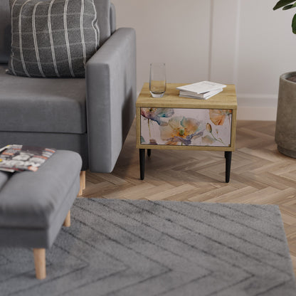 SOFTEN POPPY Comodino in Effetto Rovere