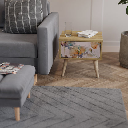 SOFTEN POPPY Comodino in Effetto Rovere