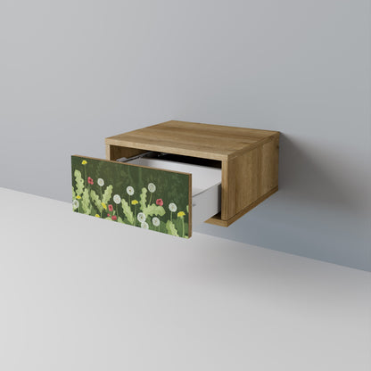 DANDELION AMUSE Nightstand in Oak Effect
