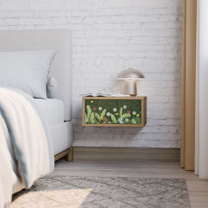 DANDELION AMUSE Nightstand in Oak Effect