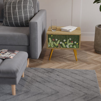 DANDELION AMUSE Nightstand in Oak Effect