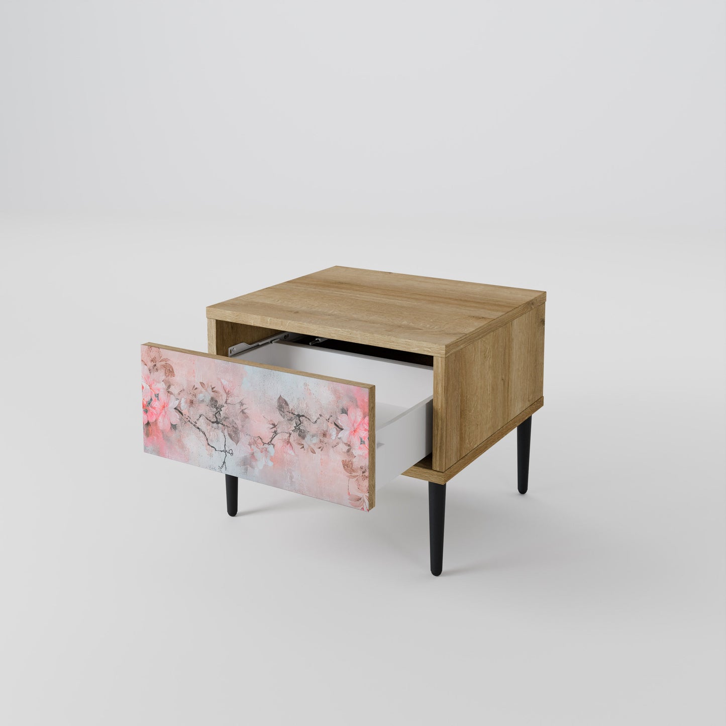 CHERRY BLOSSOM Comodino in Effetto Rovere