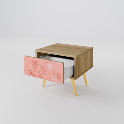 CRANE DANCE Comodino in Effetto Rovere