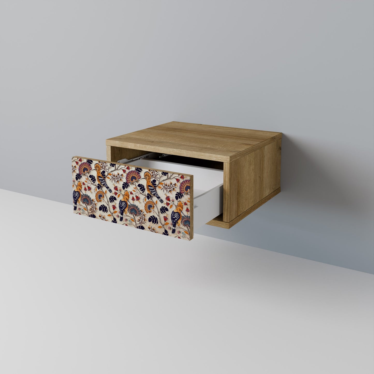 EMINENT HOOPOE Comodino in Effetto Rovere