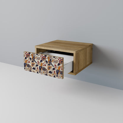 EMINENT HOOPOE Comodino in Effetto Rovere