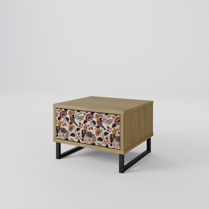 EMINENT HOOPOE Comodino in Effetto Rovere