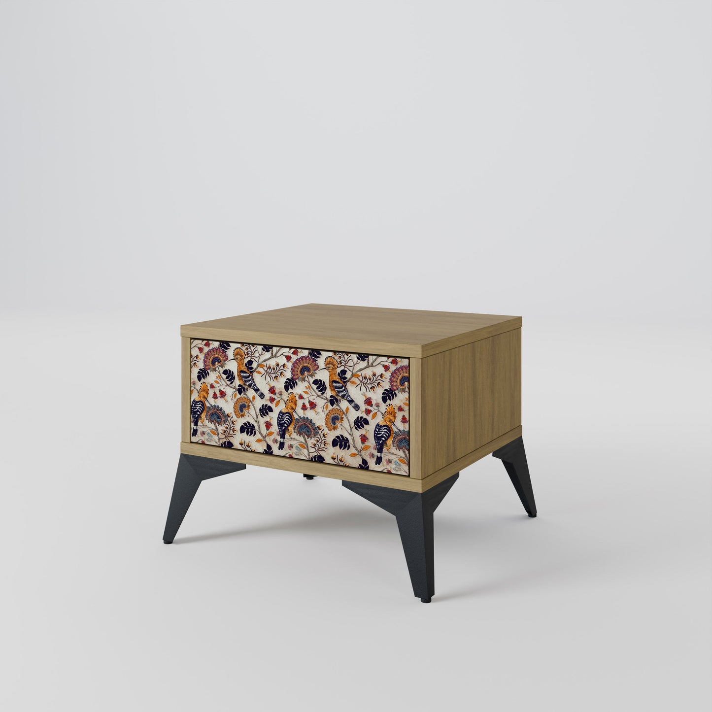 EMINENT HOOPOE Comodino in Effetto Rovere