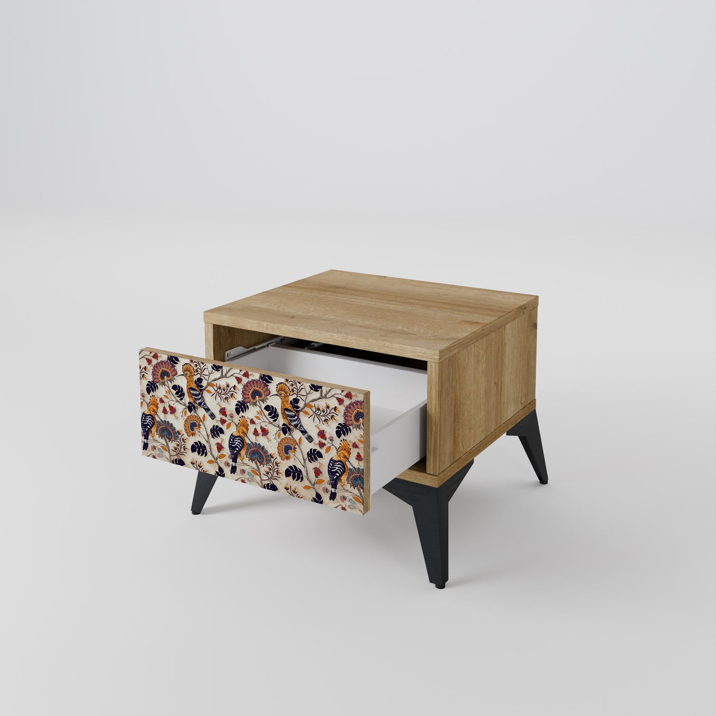 EMINENT HOOPOE Comodino in Effetto Rovere