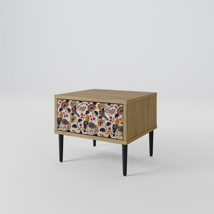 EMINENT HOOPOE Comodino in Effetto Rovere