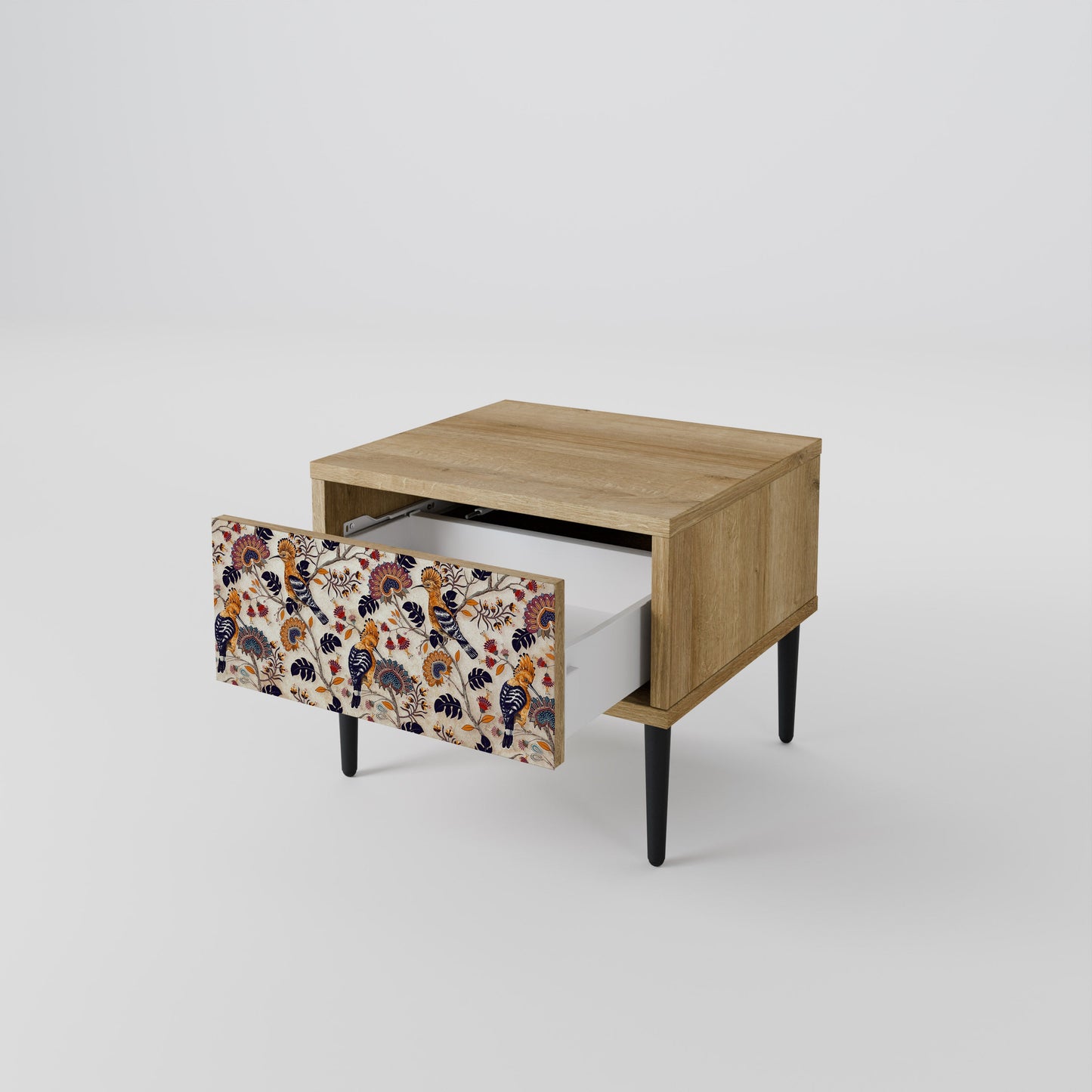 EMINENT HOOPOE Comodino in Effetto Rovere