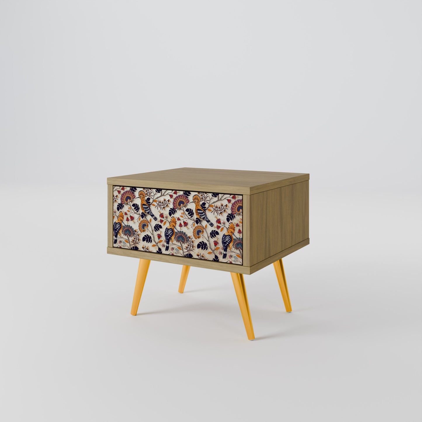 EMINENT HOOPOE Comodino in Effetto Rovere