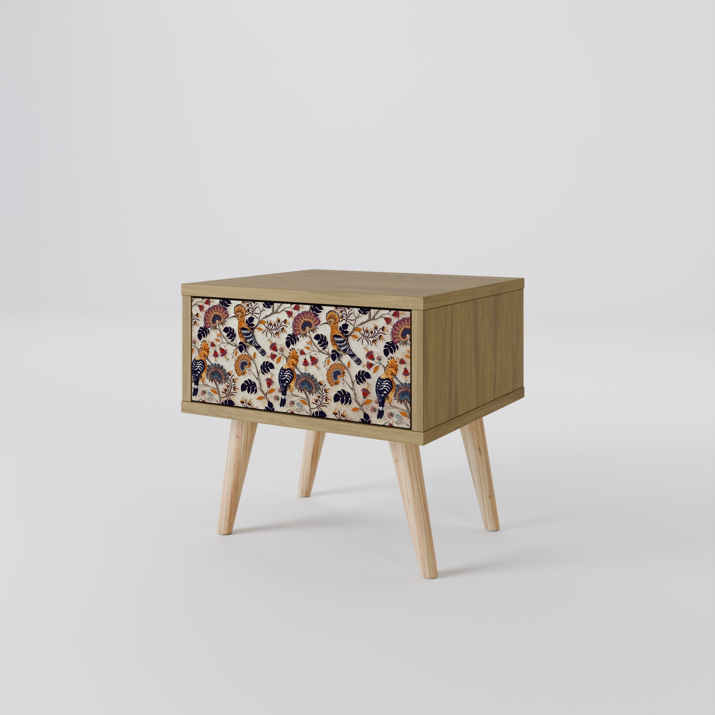 EMINENT HOOPOE Comodino in Effetto Rovere