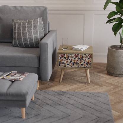 EMINENT HOOPOE Comodino in Effetto Rovere