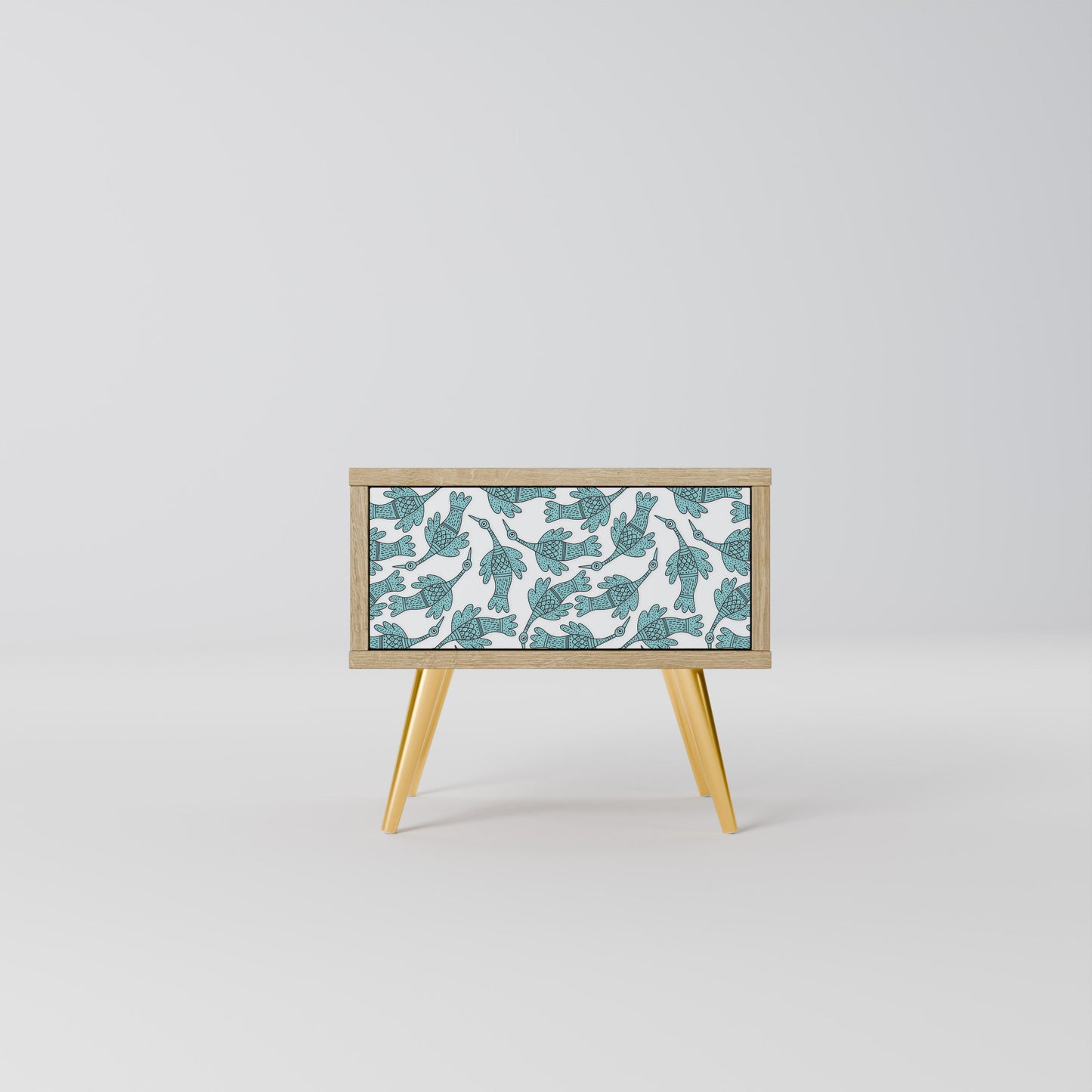 WATERSPOUT SONGIBIRD Comodino in Effetto Rovere