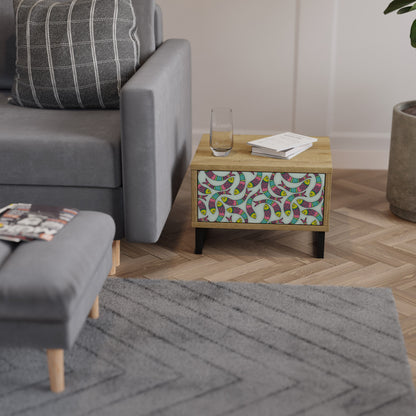 INDIAN FISH Comodino in Effetto Rovere