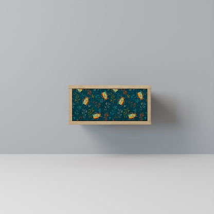 AUTUMN INSECTS Comodino in Effetto Rovere