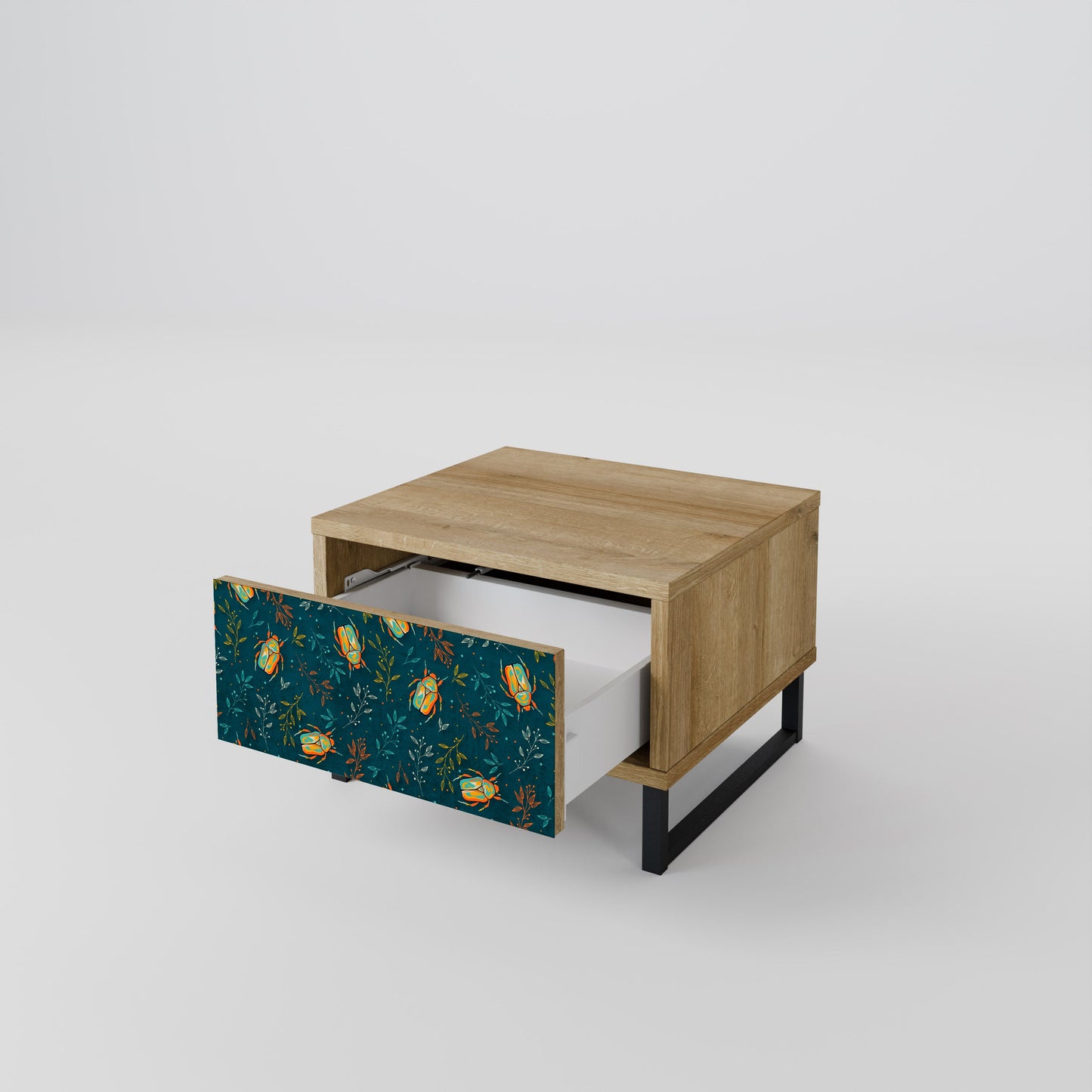 AUTUMN INSECTS Comodino in Effetto Rovere