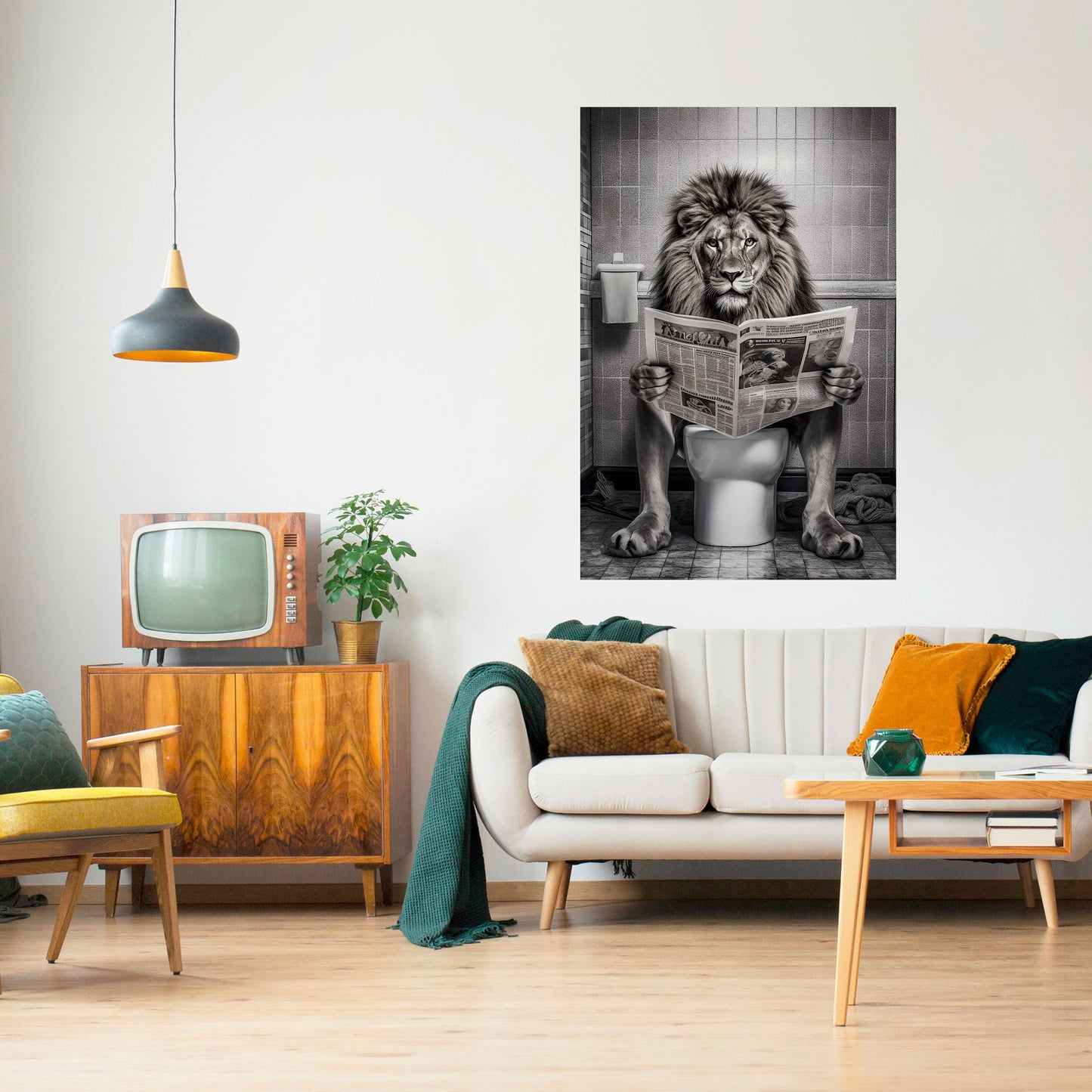 ROAR PRESS REVIEW Peel and Stick Vertical Poster