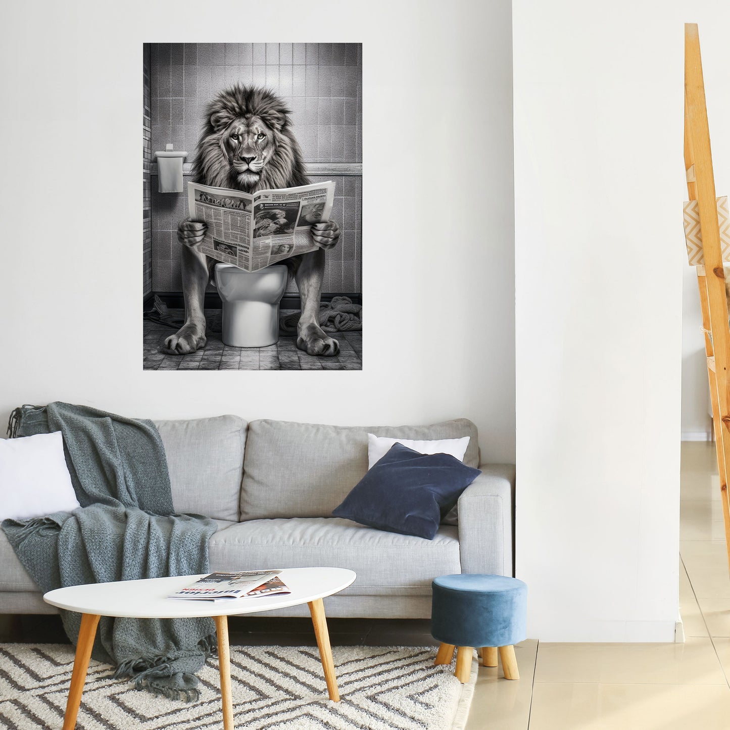 ROAR PRESS REVIEW Peel and Stick Vertical Poster