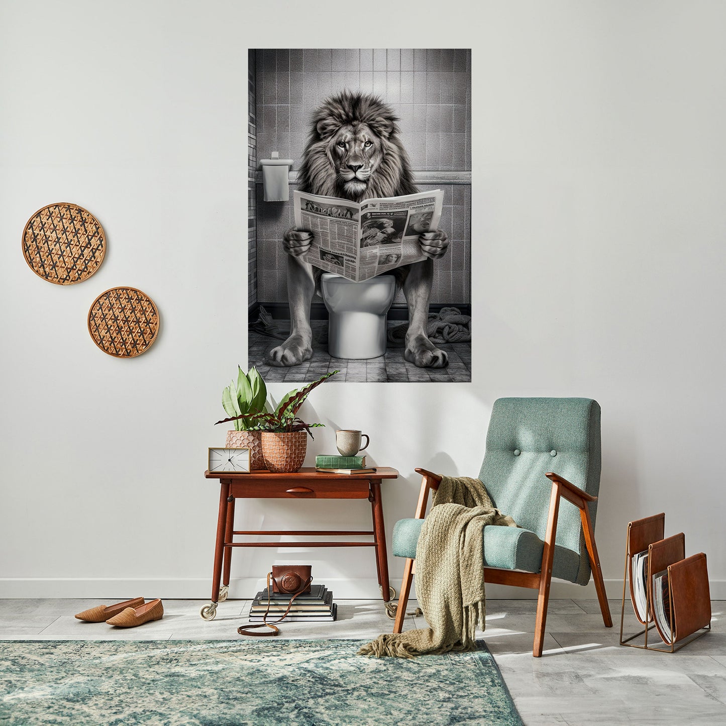 ROAR PRESS REVIEW Peel and Stick Vertical Poster