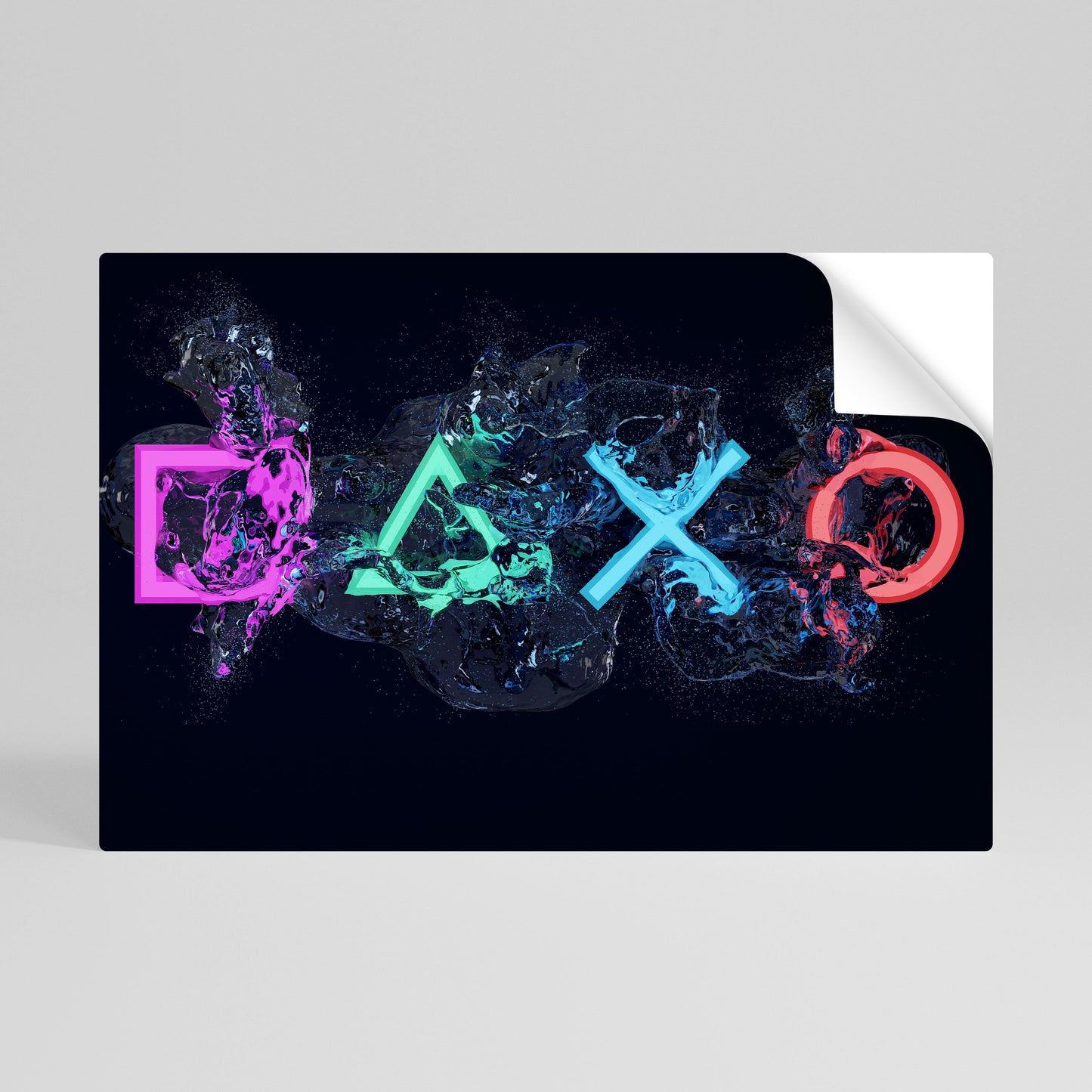 GAMING REVOLT Poster orizzontale staccabile e attaccabile