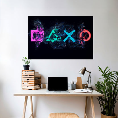 GAMING REVOLT Poster orizzontale staccabile e attaccabile