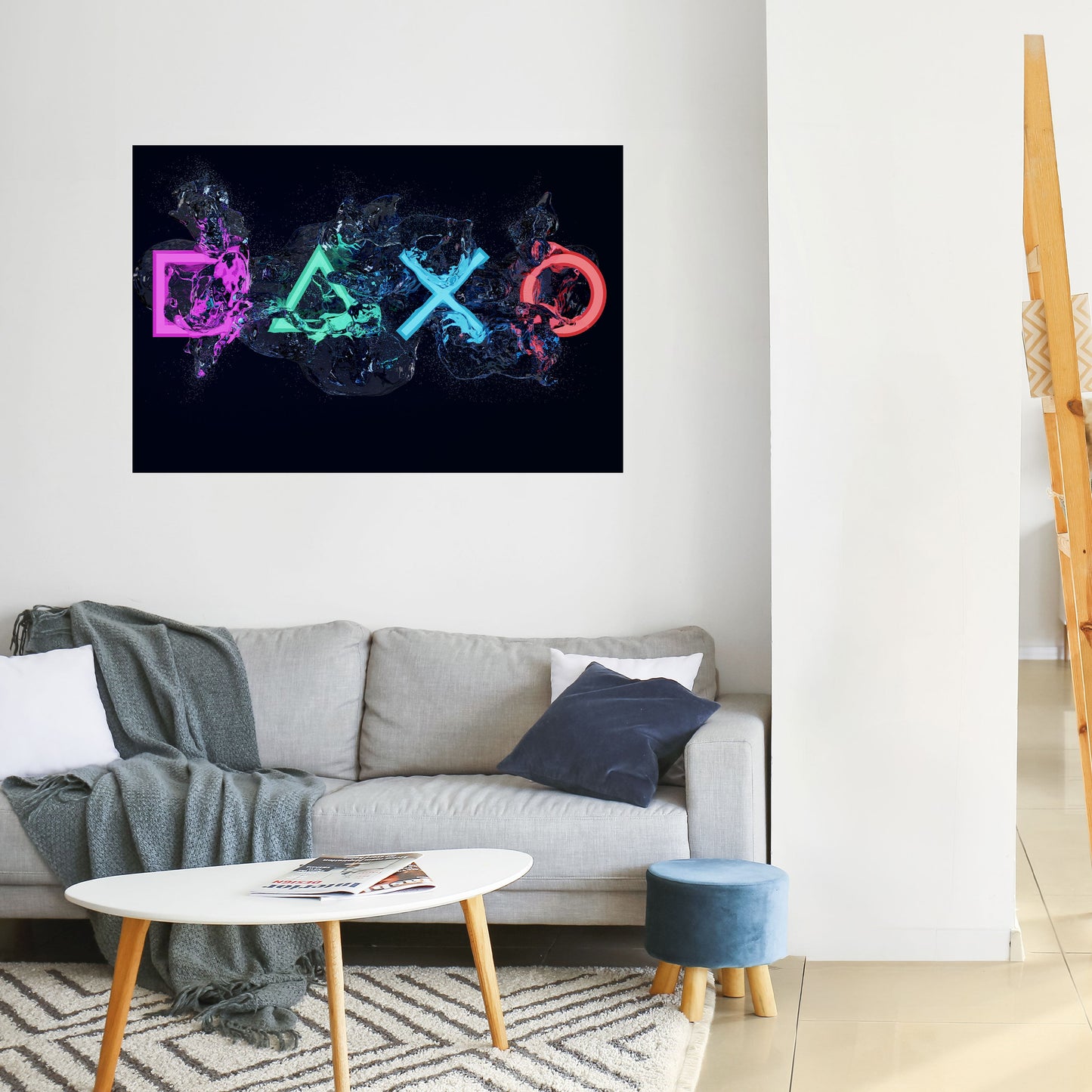 GAMING REVOLT Poster orizzontale staccabile e attaccabile