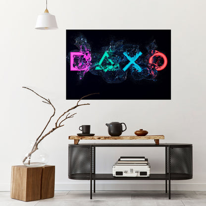 GAMING REVOLT Poster orizzontale staccabile e attaccabile