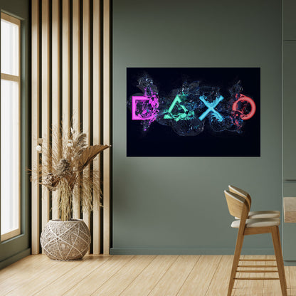 GAMING REVOLT Poster orizzontale staccabile e attaccabile