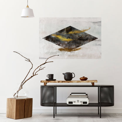 FALLING LIGHTNESS Poster orizzontale staccabile e attaccabile