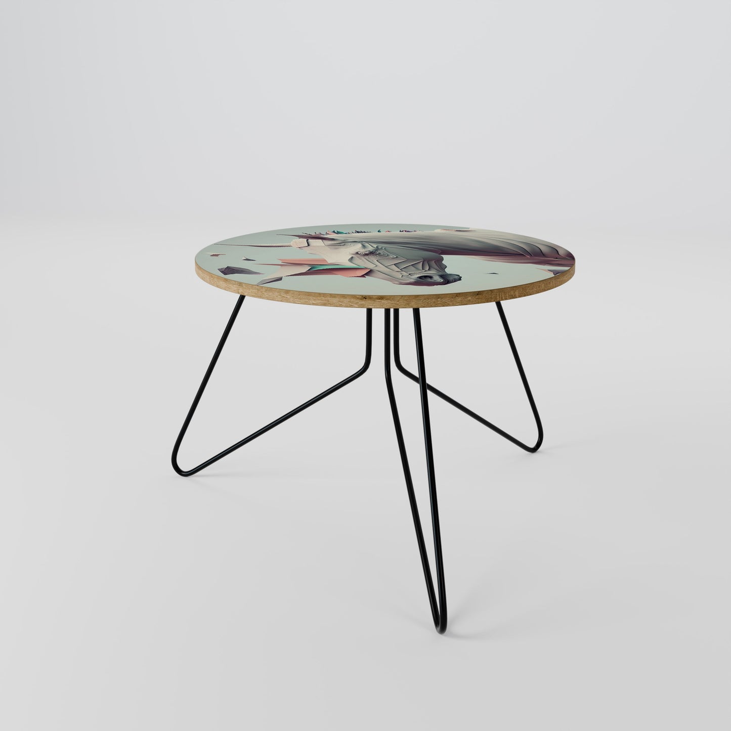 FUTURISTIC HORSE Tavolino da Salotto Ø60