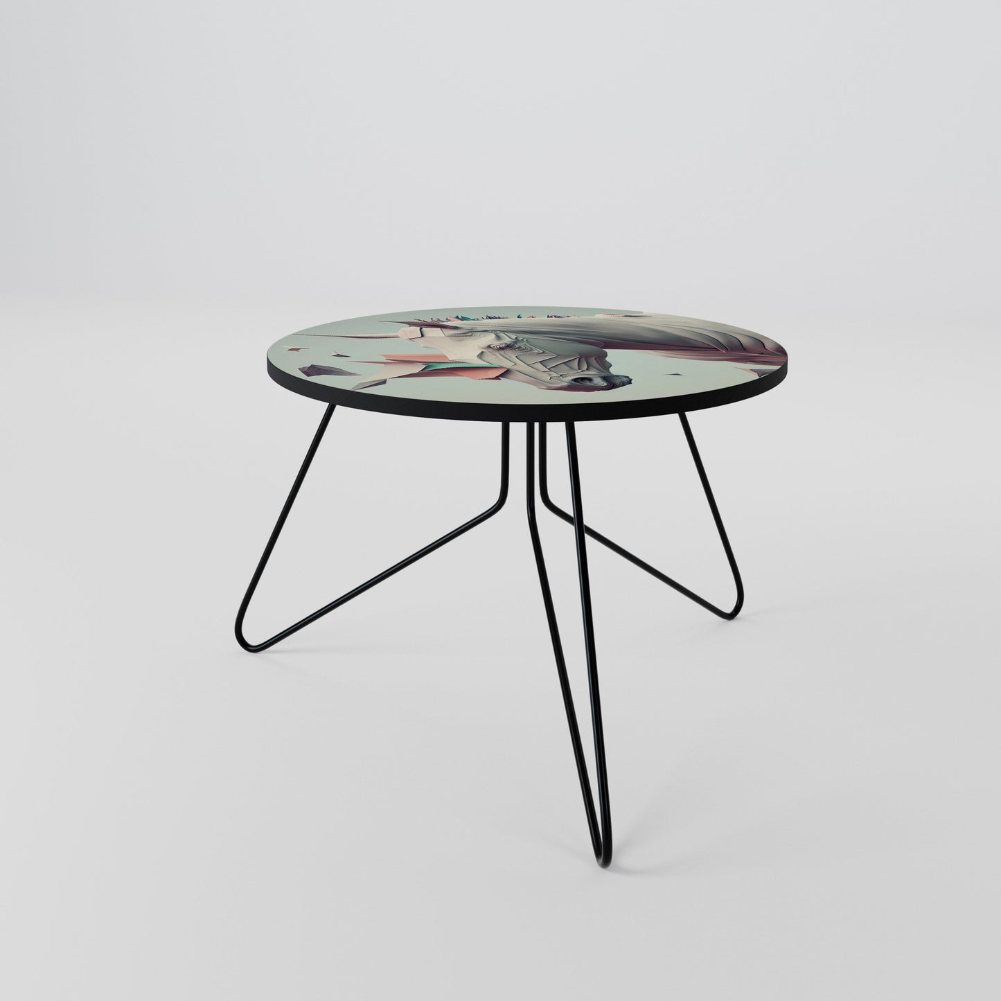 FUTURISTIC HORSE Tavolino da Salotto Ø60