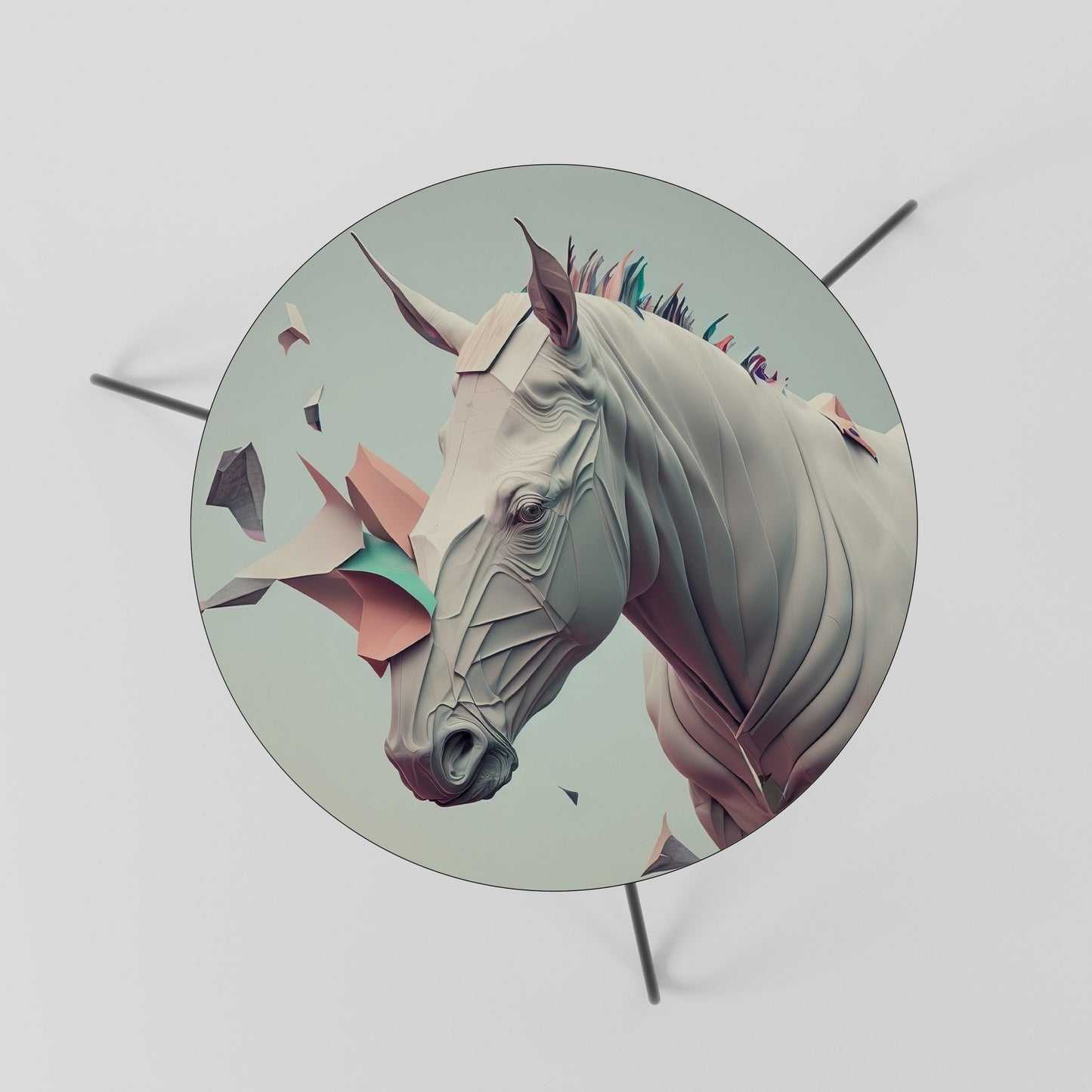 FUTURISTIC HORSE Tavolino da Salotto Ø60