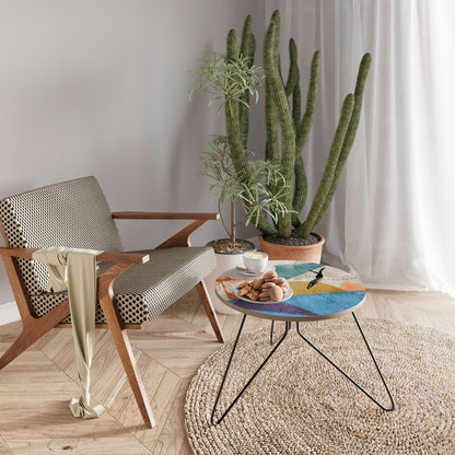 JUMP AROUND THE SHAPES Tavolino da Salotto Ø60