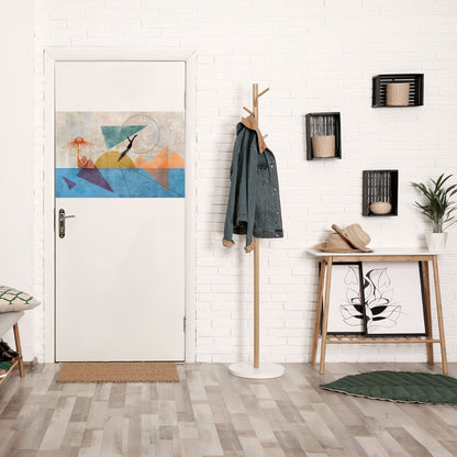 SALTA ATTORNO ALLE FORME Poster orizzontale staccabile e attaccabile