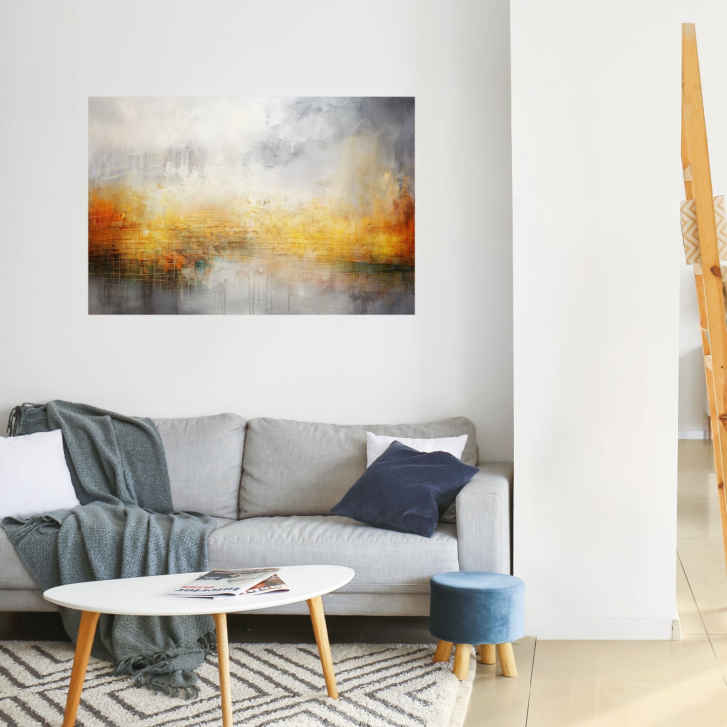 Poster orizzontale staccabile e attaccabile IMPRESSIONAL DAWN