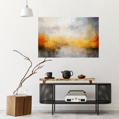 Poster orizzontale staccabile e attaccabile IMPRESSIONAL DAWN