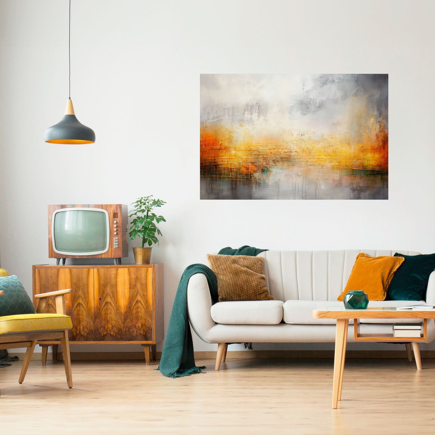 Poster orizzontale staccabile e attaccabile IMPRESSIONAL DAWN