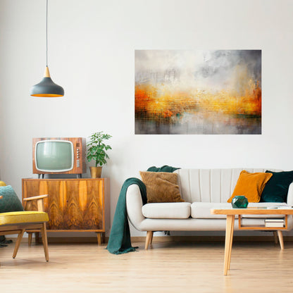 Poster orizzontale staccabile e attaccabile IMPRESSIONAL DAWN