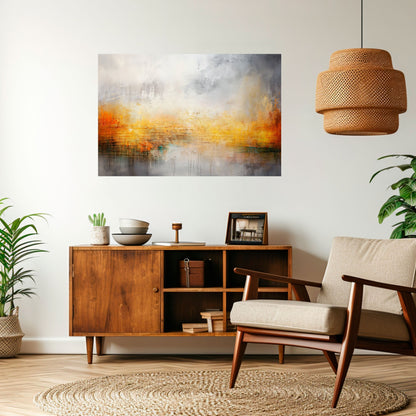 Poster orizzontale staccabile e attaccabile IMPRESSIONAL DAWN